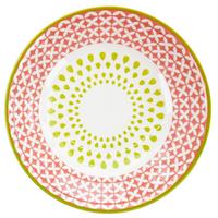 Dipschale Maja in Grün/Rot - Rot/Grün, Lifestyle, Keramik (9/2cm) - Modern Living