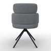 STOL MED ARMSTÖD KARO - grå/svart, Modern, metall/textil (58/88/65cm) - Bessagi Home
