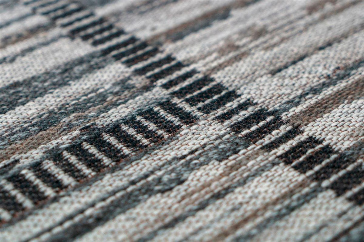 FLACHWEBETEPPICH PHOENIX 112 NATUR / GRAU - Naturfarben/Grau, Konventionell, Textil (120/170cm) - Kayoom