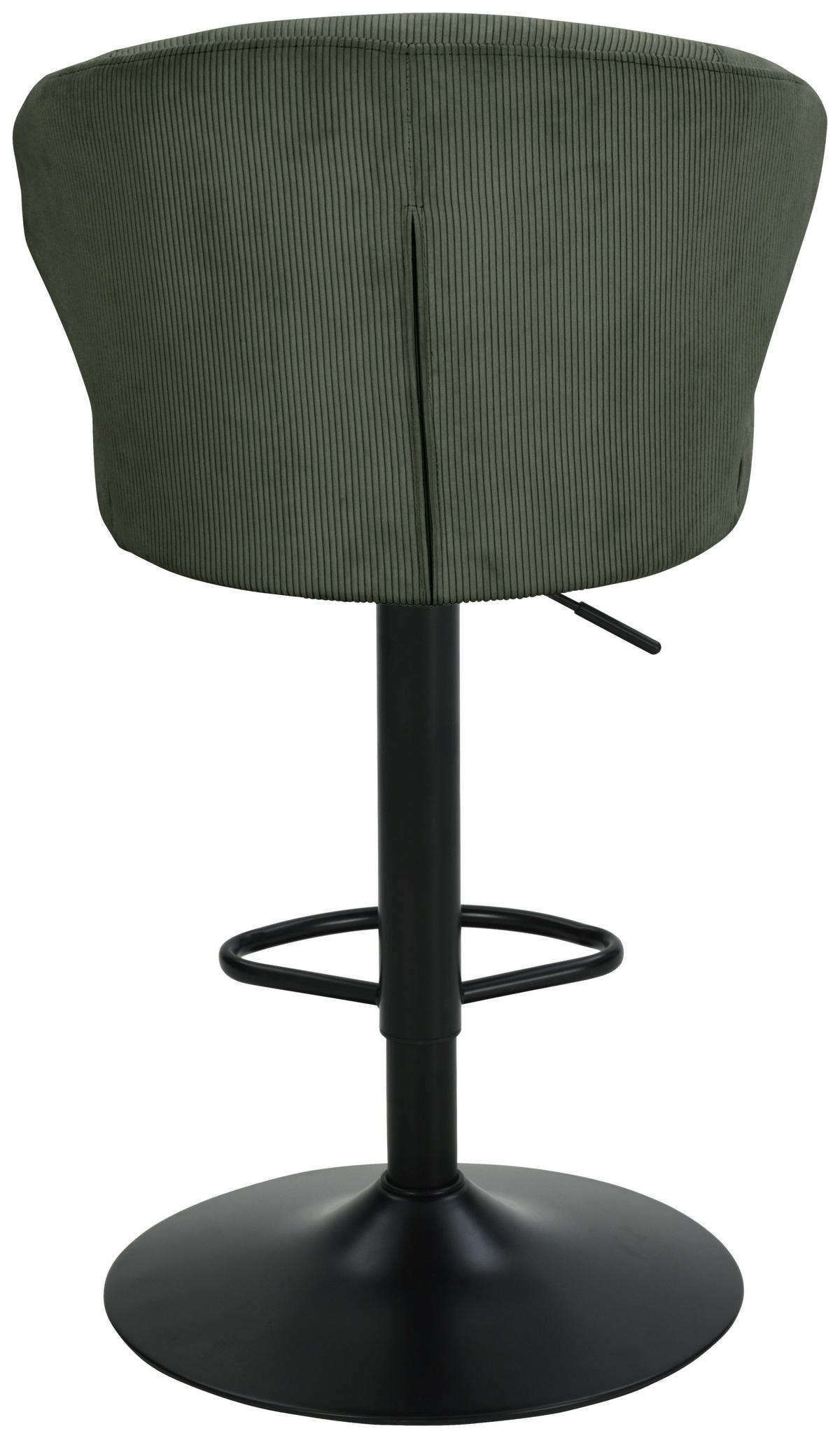 Taburet de bar JANA - bej/verde, Modern, lemn/metal (55/1160/58cm) - Based