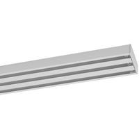 Vorhangschiene Style Alufarben, Ca. 160cm - Alufarben, Metall (160cm) - Premium Living