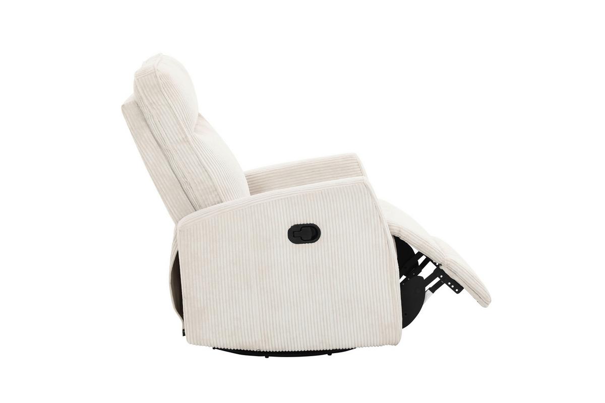 Relax Fotel Melinda - bézs, Modern, textil/fa (76/103/93cm) - Mömax