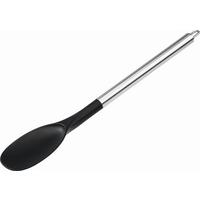 Kochlöffel Luca in Schwarz - Silberfarben/Schwarz, Kunststoff/Metall (28cm) - Modern Living