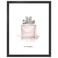 Bild Image ca. 30x40cm - Rosa/Weiß, Holzwerkstoff/Papier (30/40cm) - Modern Living