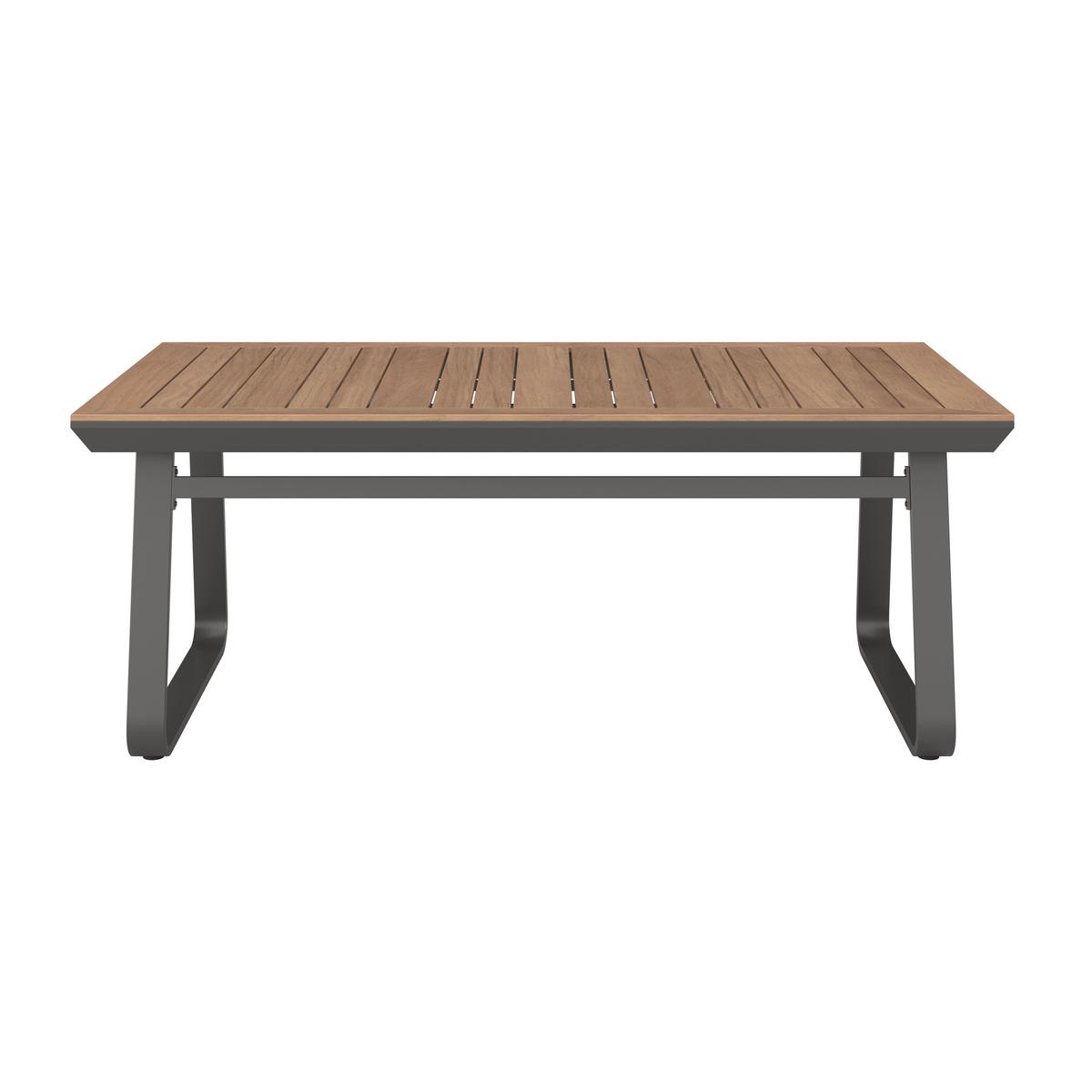 Garnitură grădină Emma - gri închis/antracit, Modern, plastic/metal (248/318/72cm) - Bessagi Garden