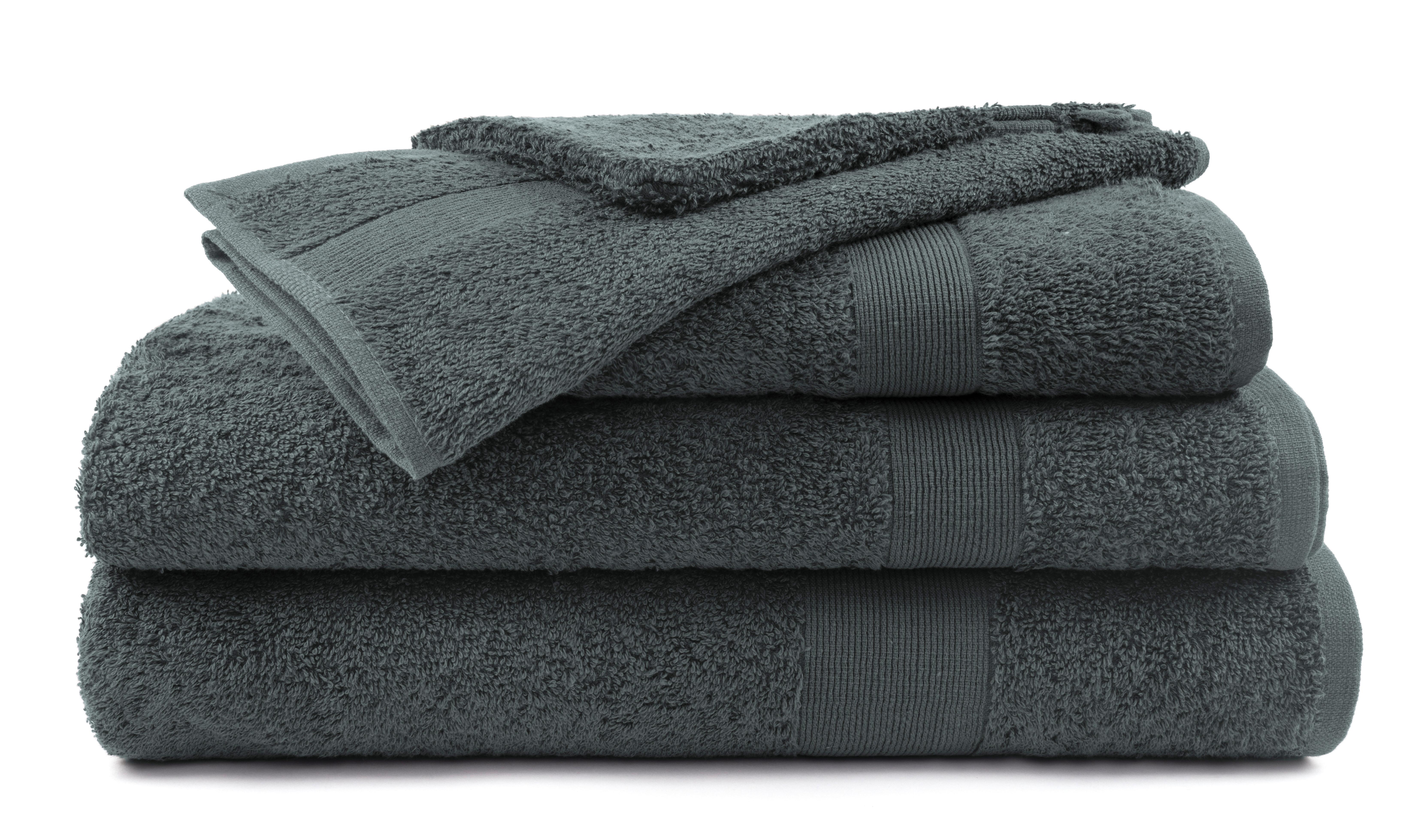Handtuch Silke Anthrazit ca. 50x100cm - Anthrazit, Textil (50/100cm) - Sonax