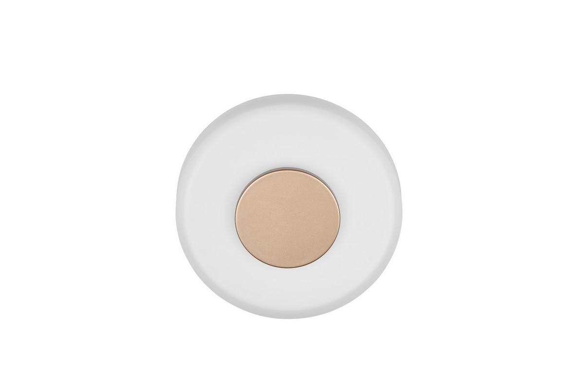 KINKIET LED 254910165 CELESTE - biały/brązowy, Design, metal/szkło (22/4cm) - Trio Leuchten