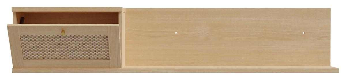 Wandboard Calasetta Eichefarben/Beige - Eichefarben/Beige, Natur, Holzwerkstoff (150/30,6/30,5cm) - Premium Living