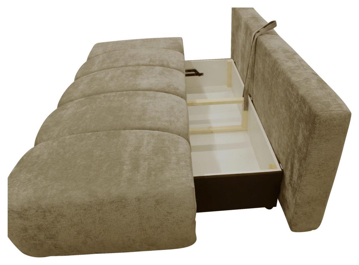 Trosjed Na Razvlačenje Wind - prljavo ružičasta/crna, Design (214/73-94/100cm) - Modern Living