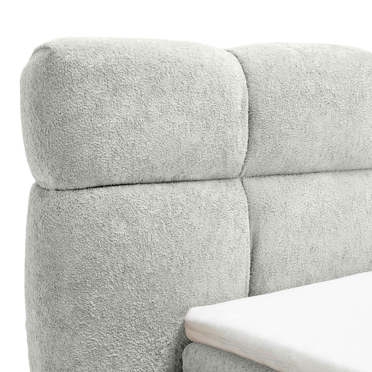 Polsterbett Monte Taupe Ca. 140x200cm - Taupe/Schwarz, Konventionell, Kunststoff/Textil (140/200cm) - Based