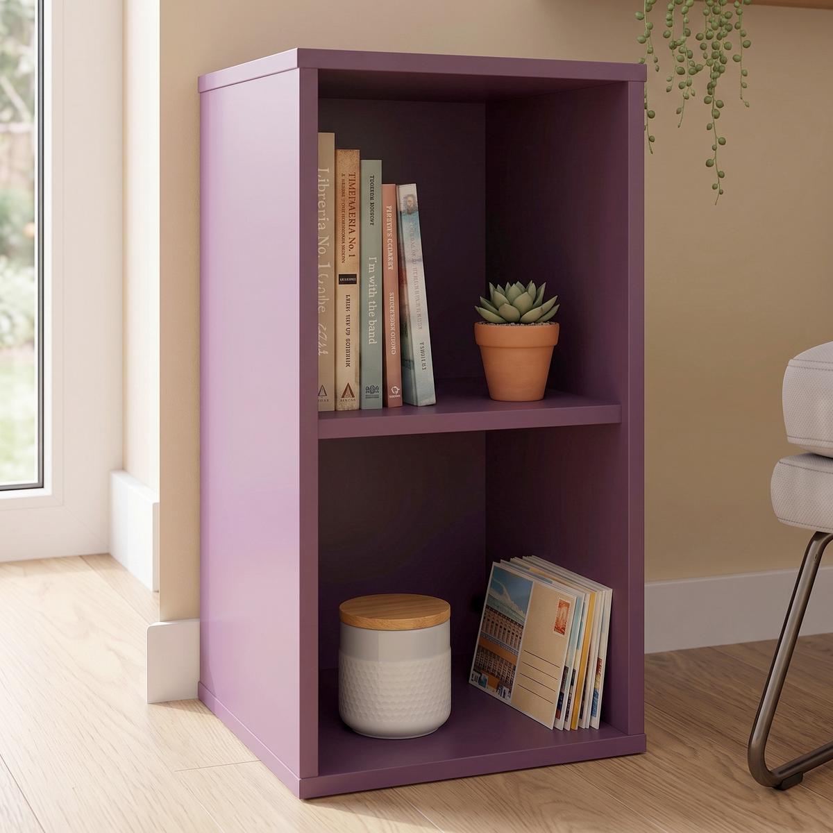 Otvorena Polica Box - ljubičasta, Moderno, pločasti materijal (23/46/25cm) - Mömax