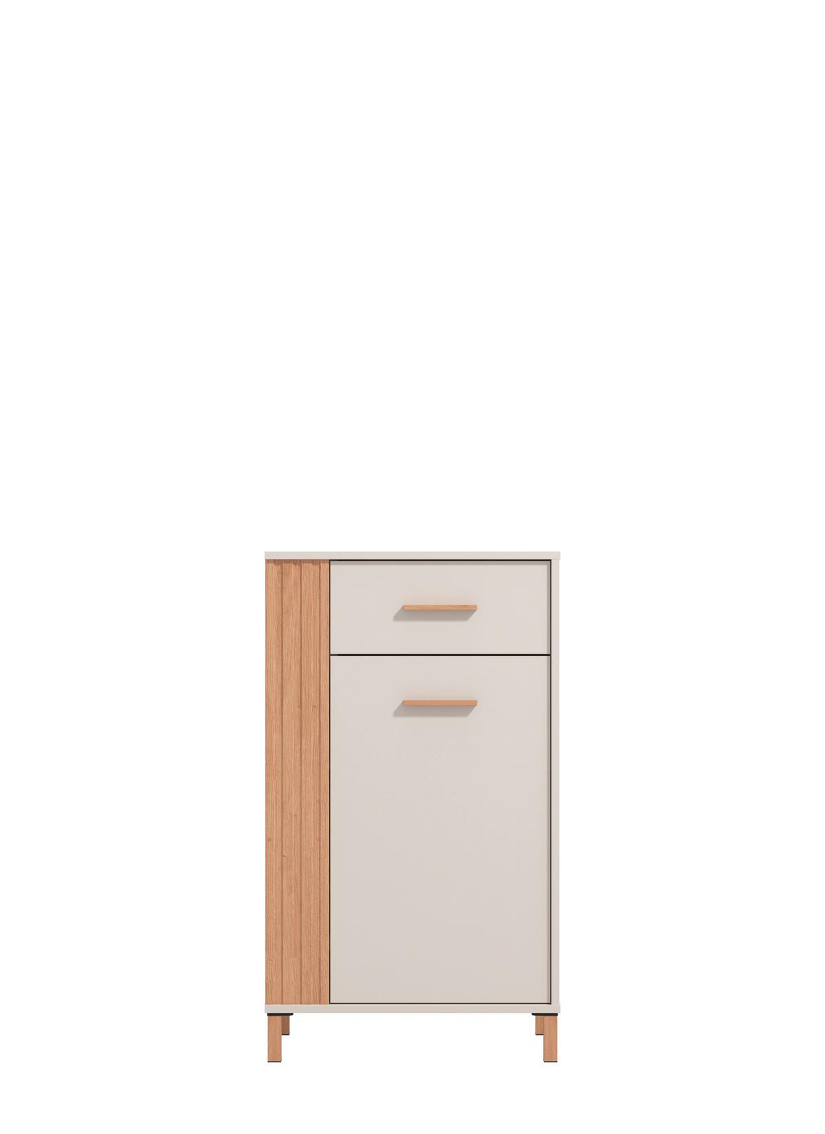 Komód Belfort - kasmírszínű/Artisan tölgy, Modern, faalapú anyag (59,5/103,5/40cm)