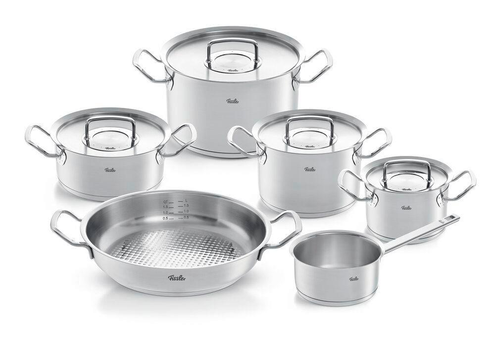 ZESTAW GARNKÓW 084-388-06-001/0 FISSLER - kolor srebrny, Design, metal - Fissler