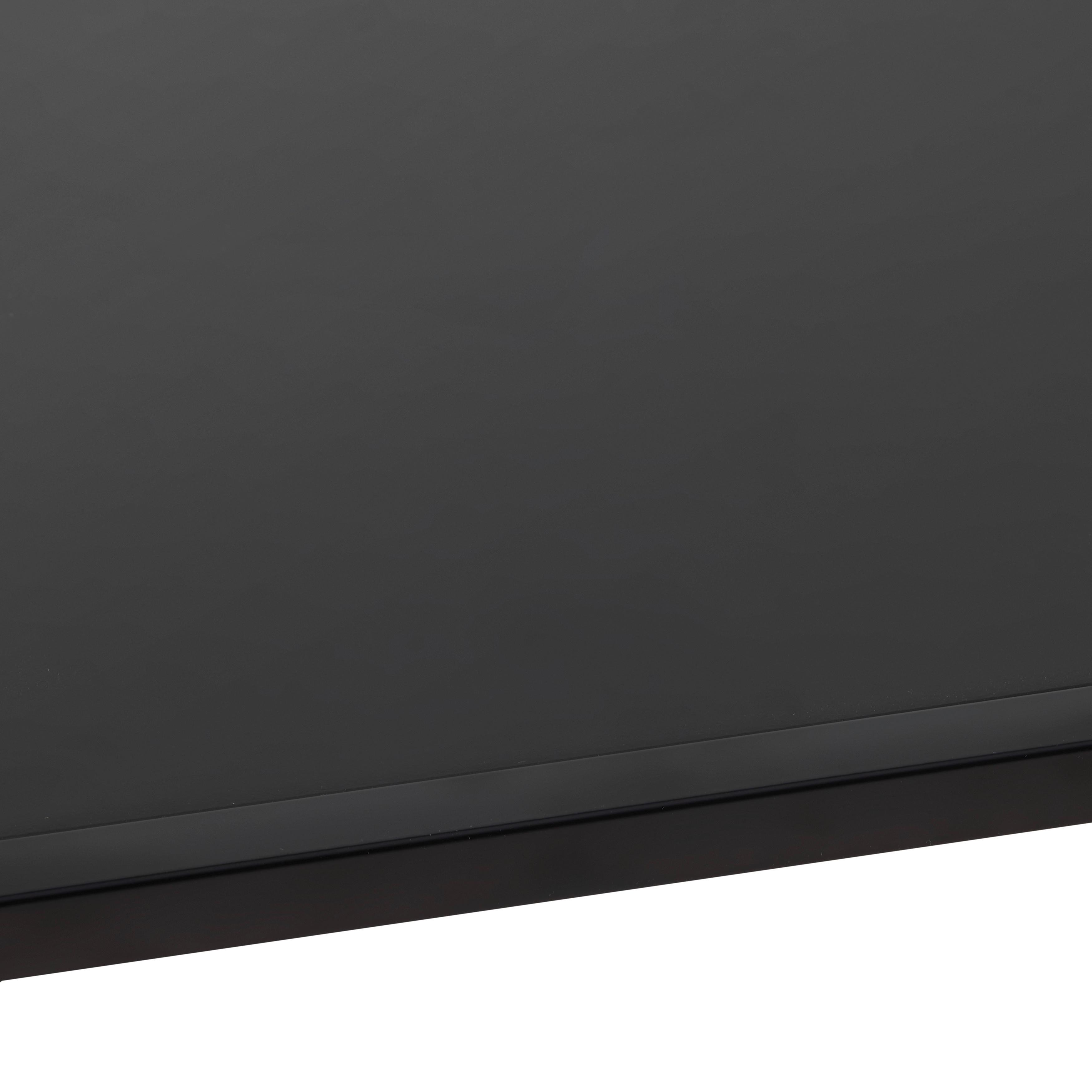 SOFFBORD KUBO -TOP- -BASED- - svart, Modern, metall/trämaterial (60/60cm) - Based