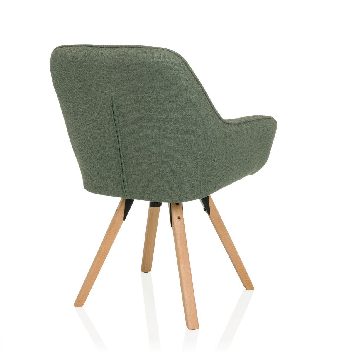 Naslanjač Scandi Soft, Metino Siva - metino siva/barve bukve, Moderno, tekstil/les (56/84/62cm) - MID.YOU