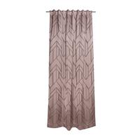 ZASŁONA GOTOWA ELIAN - brudny róż/szary, Basics, tkanina (130/250cm) - Schöner Wohnen