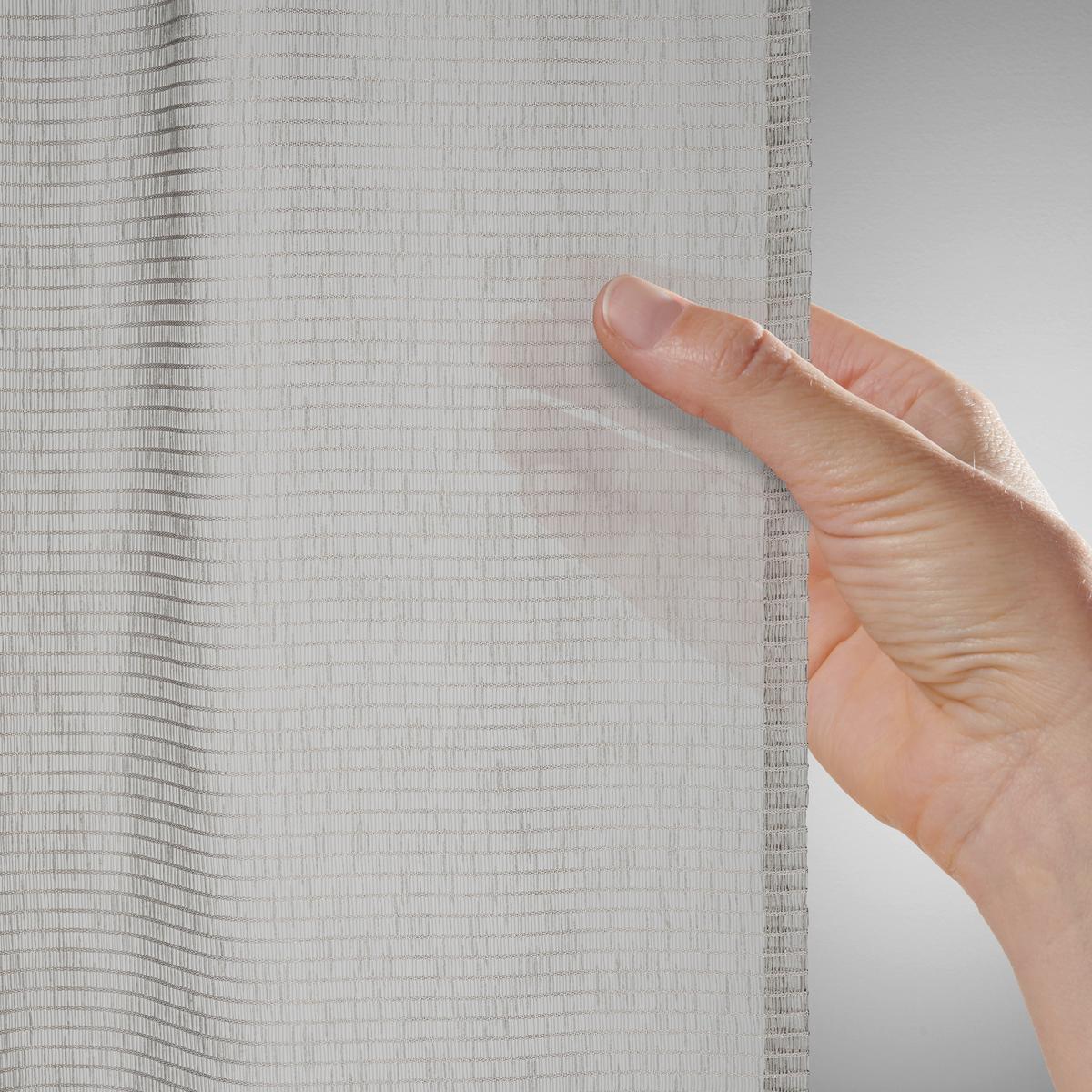 Fertigvorhang Luka Grau ca. 135x245cm - Grau, Konventionell, Textil (135/245cm) - Premium Living