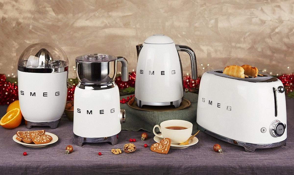 CZAJNIK ELEKTRYCZNY KLF03WHEU SMEG - Basics, metal (22,3/24,8/17,1cm) - SMEG