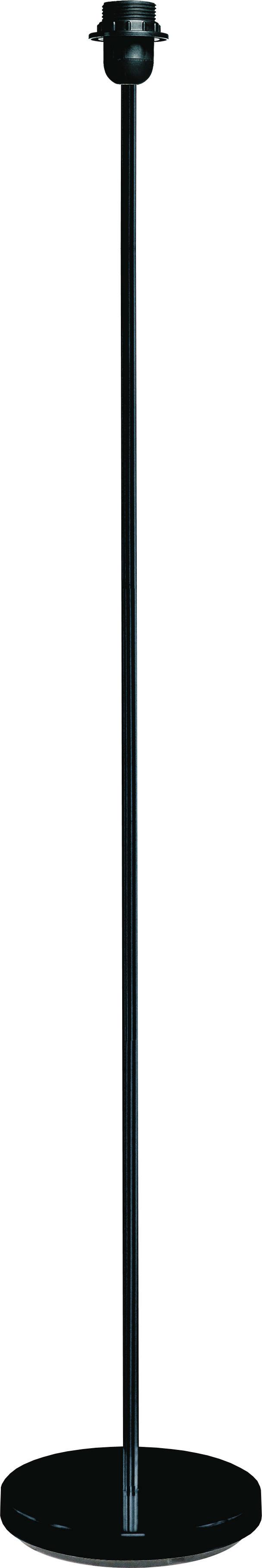 Leuchtenfuß Marc max. 60 Watt - Schwarz, Metall (25/135cm) - Modern Living