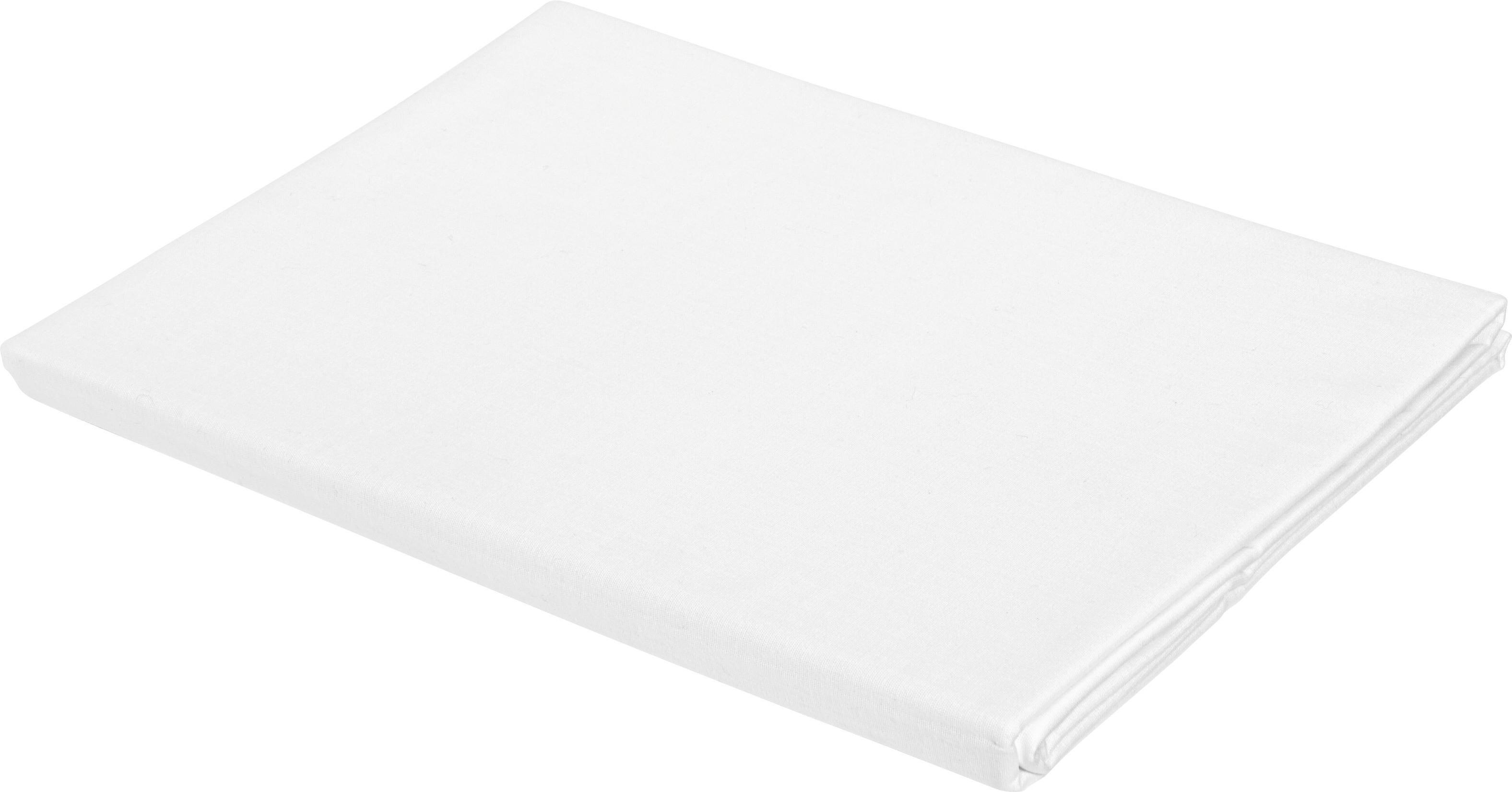 Betttuch Lena in Weiß ca. 240x260 - Weiß, Textil (240/260cm) - Modern Living