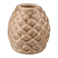 Kerzenhalter Pinecone Braun - Braun, KONVENTIONELL, Keramik (5,5/6cm) - Mömax