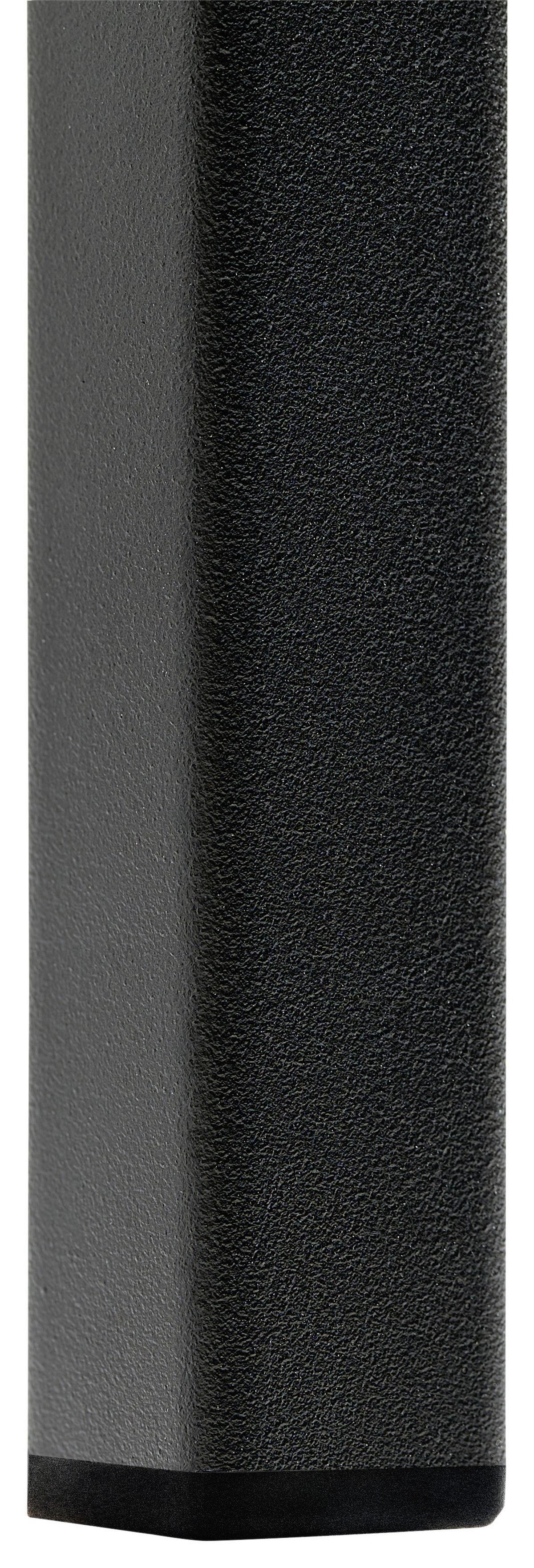 KRZESŁO NUNZIO - czarny/taupe, Modern, skóra/metal (45,5/86/57,5cm) - Livetastic