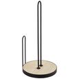 Konyhai Papírtartó Indy - Barna/Fekete, modern, Fa/Fém (15/30cm) Konyhai Papírtartó Indy - Barna/Fekete, modern, Fa/Fém (15/30cm)