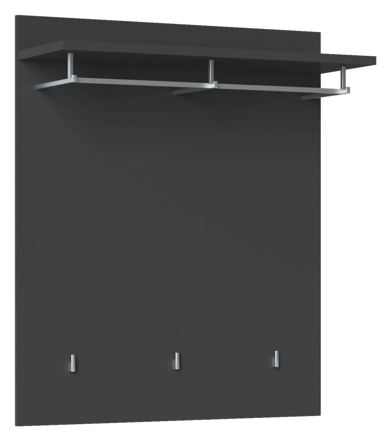 Panou cuier SPRING - antracit, Modern, material pe bază de lemn (86/101/29,6cm) - Modern Living