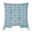Sitzkissen Agnes Weiß - Weiß, MODERN, Textil (40/40cm) - Mömax modern living