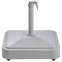 Sonnenschirmständer Rollensockel Grau - Grau, Basics, Kunststoff (58,5/58,5/16,5cm) - Suncomfort by Glatz