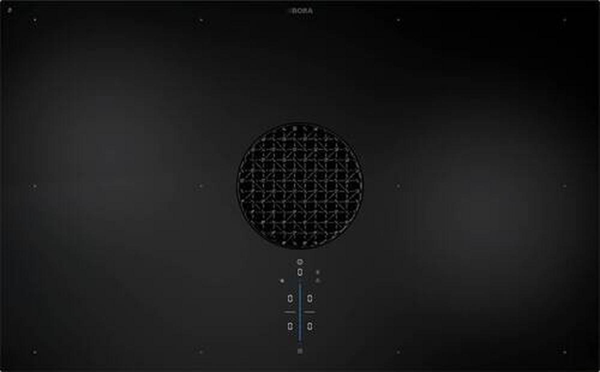 KOCHFELD-DUNSTABZUG-KOMBI 40.002.162 - Schwarz, Konventionell, Glas/Metall (83/19,9/51,5cm) - Bora