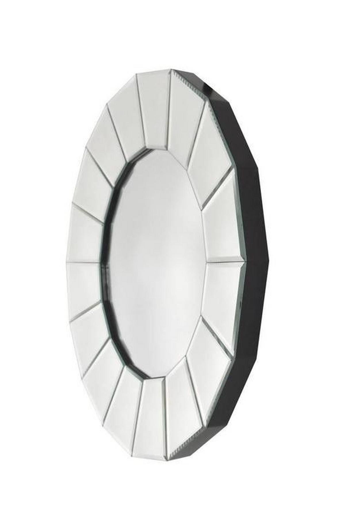 Wandspiegel Amun Silber Metall D ca. 60 cm - Silberfarben, Basics, Glas/Metall (60/60/3cm) - Kayoom