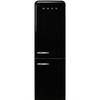 Kühl-Gefrier-Kombination FAB32RBL5 - Schwarz, Design (60,1/196,8/78,8cm) - SMEG