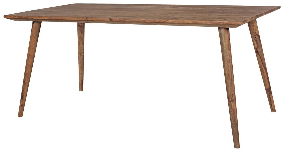 Jedilna Miza Repa, Pravi Les, 180x80cm - barve indijskega rožnega lesa, Design, les (180/80/76cm) - MID.YOU