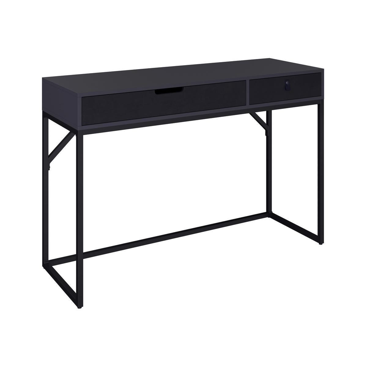 Konsolentisch Sophia Schwarz Metall/MDF - Schwarz, MODERN, Holzwerkstoff/Metall (120/78/40cm) - Bessagi Home