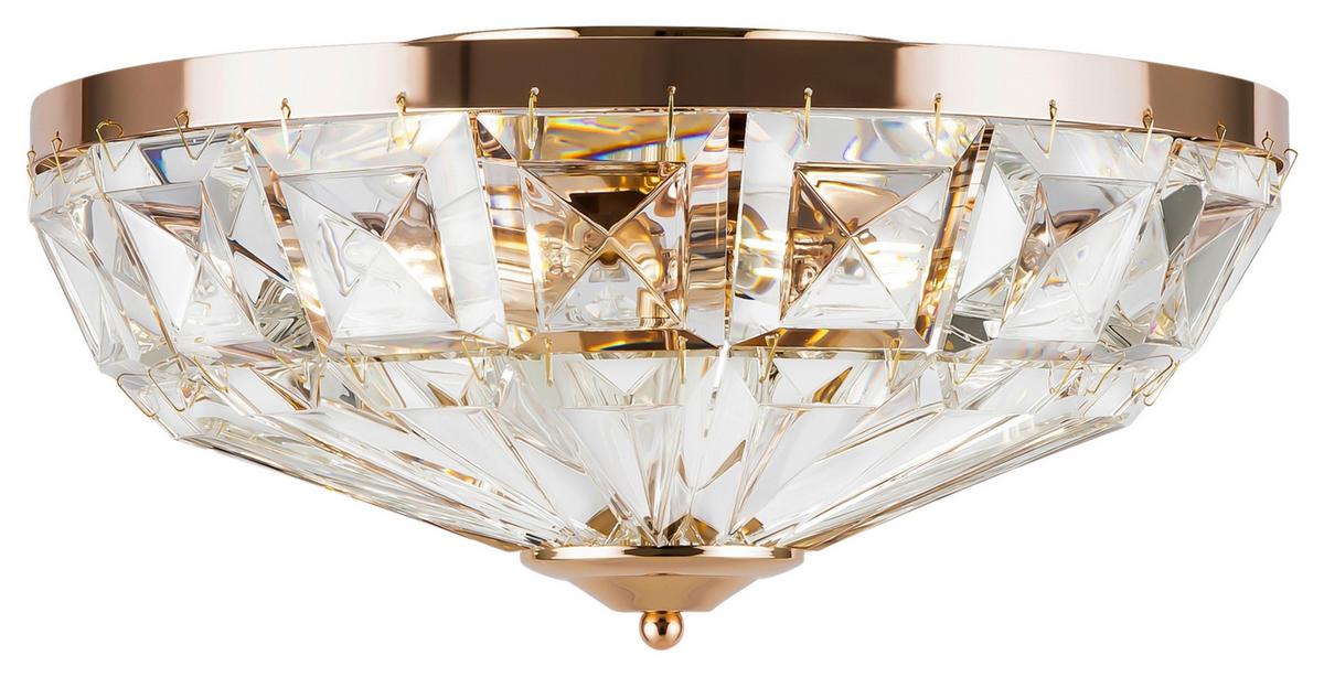 Deckenleuchte Facet Goldfarben max. 60 Watt - Goldfarben, Basics, Glas/Metall (39,6/19,2/39,6cm) - MAYTONI