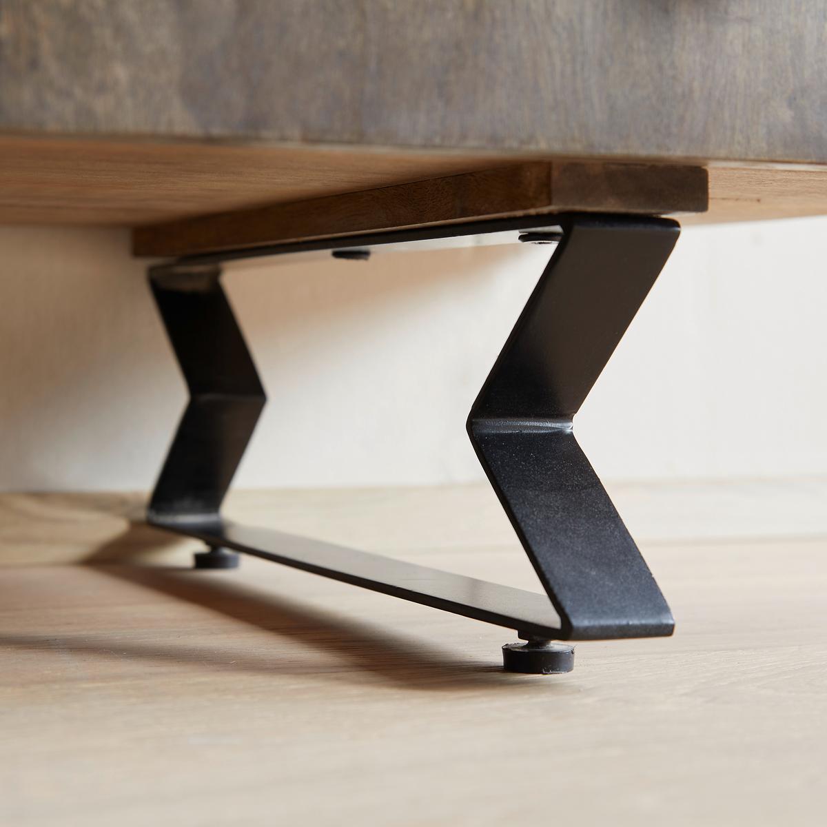 Tálalószekrény Maple - többszínű, Modern, fa/fém (177/75/45cm) - Premium Living