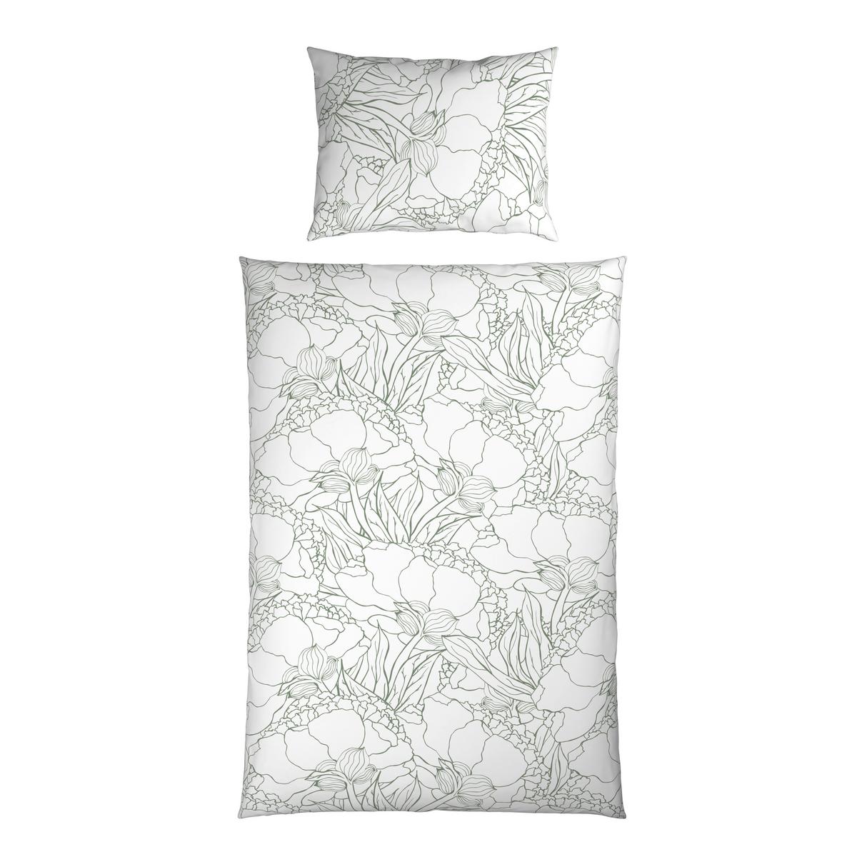 Ágyneműhuzat-garnitúra Emma - olívazöld, textil (140/200cm) - Mömax