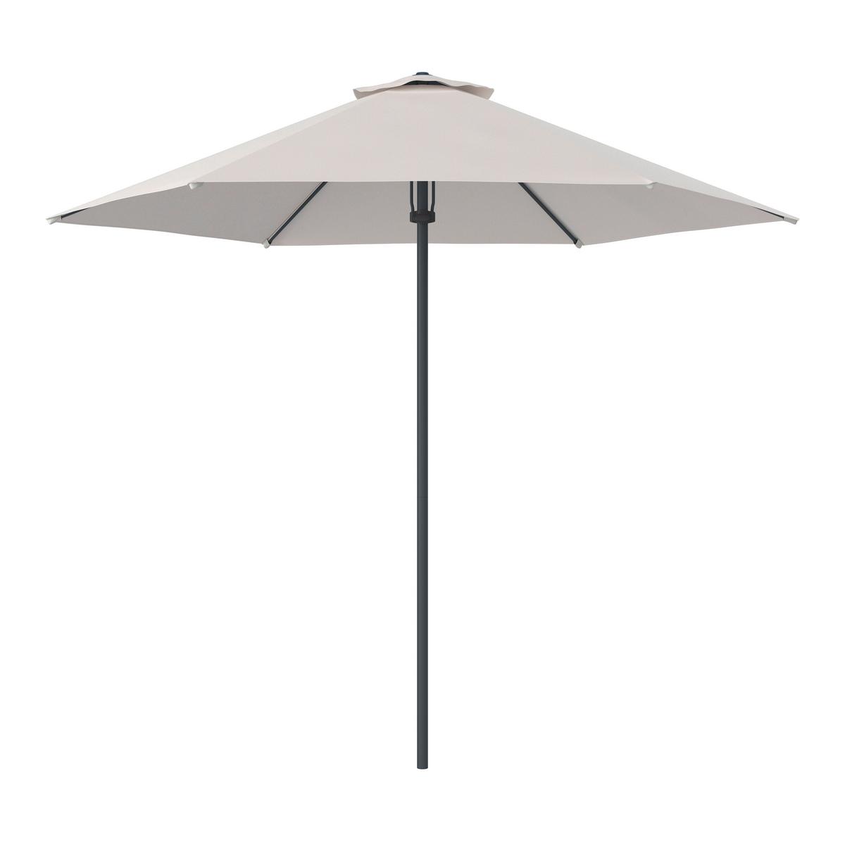 Umbrelă de soare Martina - bej/antracit, Basics, plastic/metal (270/230cm) - Mömax