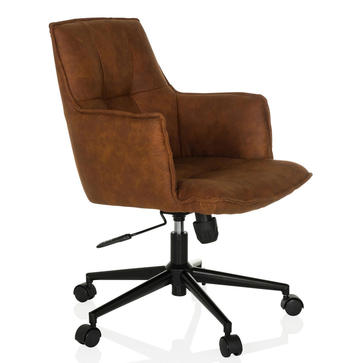 Drehstuhl Solao Life Braun - Schwarz/Braun, MODERN, Kunststoff/Textil (54/85/70cm) - MID.YOU