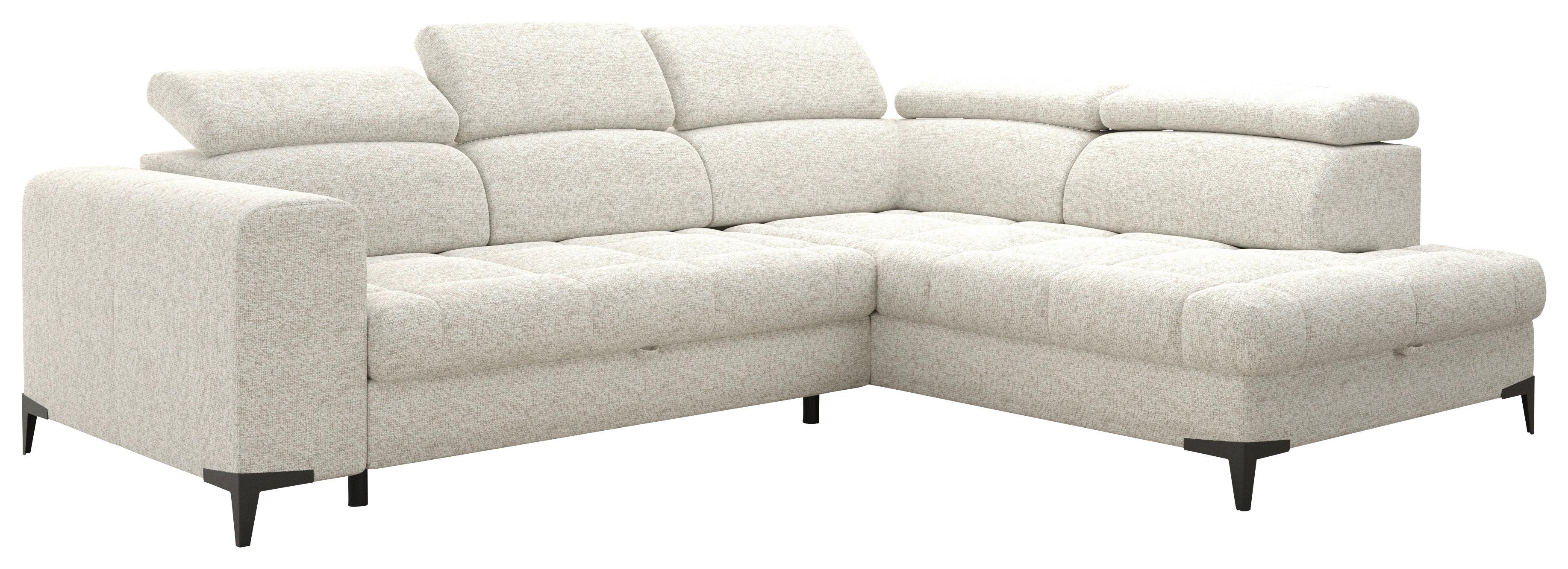 Kutna Garnitura Mason - crna/krem, Moderno (271/99/211cm) - Modern Living