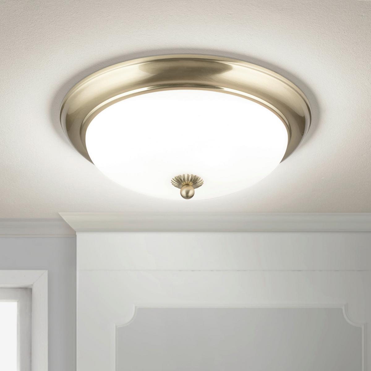 LAMPA SUFITOWA DL 7-792/35 MS-MATT EMPIRA - kolor mosiężny, Lifestyle, metal/szkło (35,5/12,5cm)