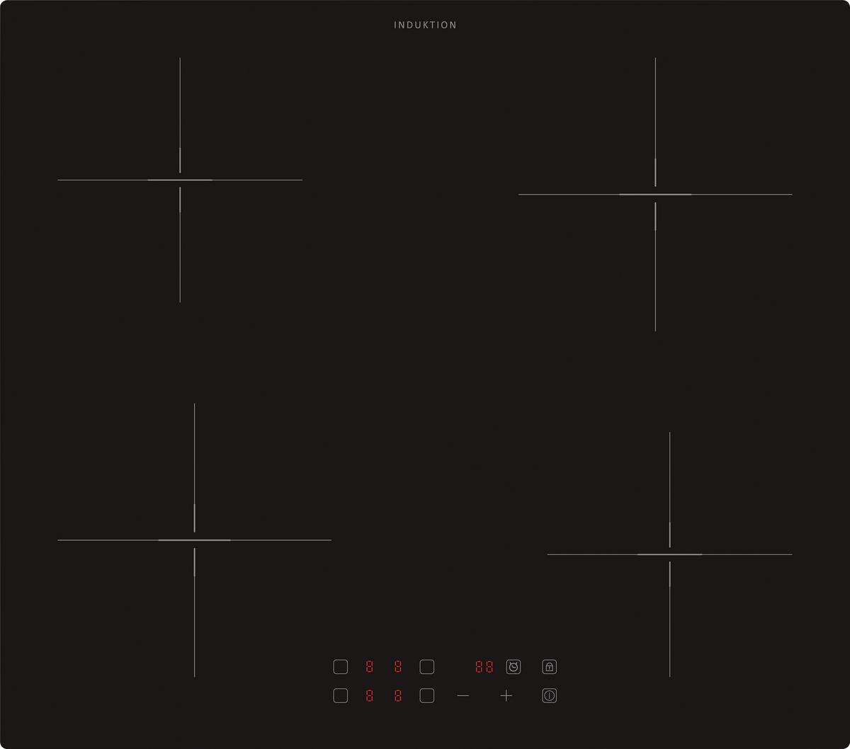 Backofenset CLS944 Schwarz - Schwarz, Glas/Metall (59,6/56,9/59,5cm) - Oranier