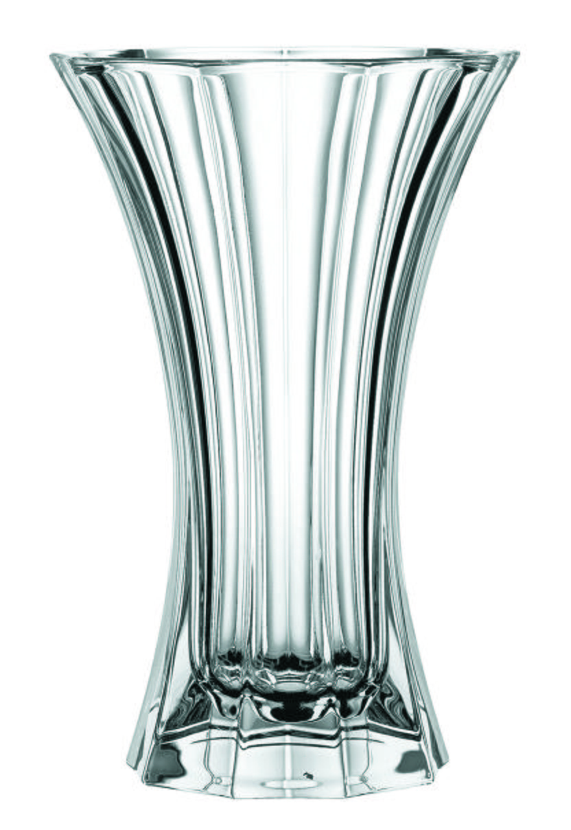Vase Saphir aus Glas - Klar, MODERN, Glas (14,5/21,0/14,5cm) - Nachtmann