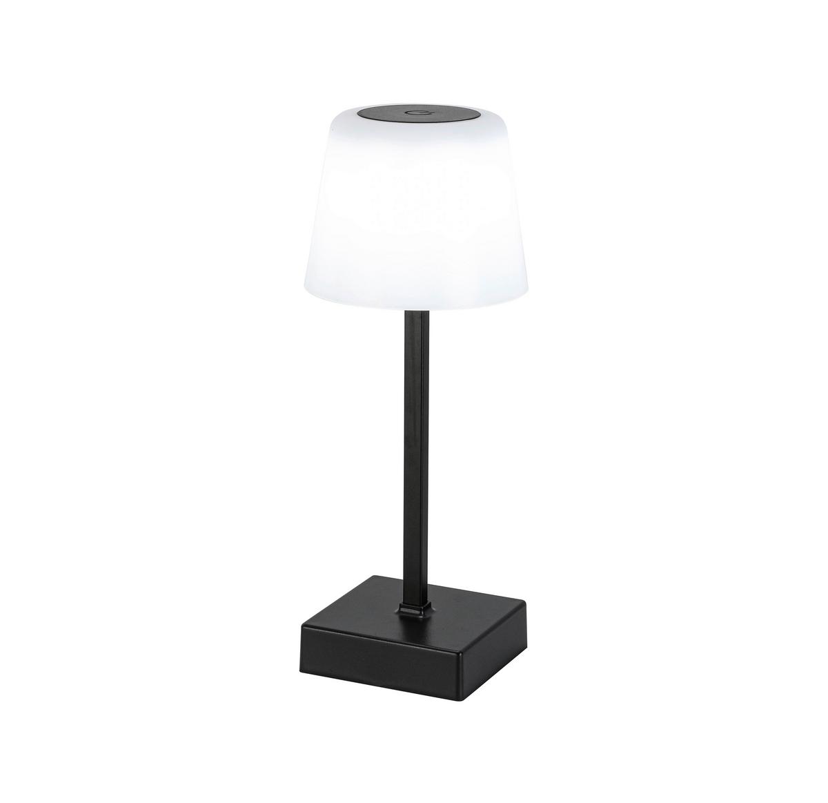 Veioză cu LED Emo - alb/negru, Modern, plastic/metal (10,5/25cm) - Mömax