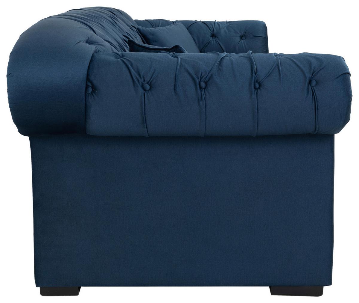 CANAPEA EXTENSIBILĂ CUPIDO - albastru închis, Design, textil (213/86/99cm) - Mömax