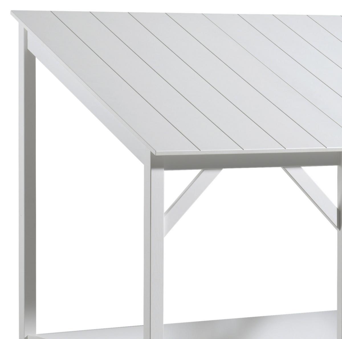 HAUSBETT Housebed 90x200 cm Weiß - Weiß, KONVENTIONELL, Holzwerkstoff (90/200cm) - MID.YOU