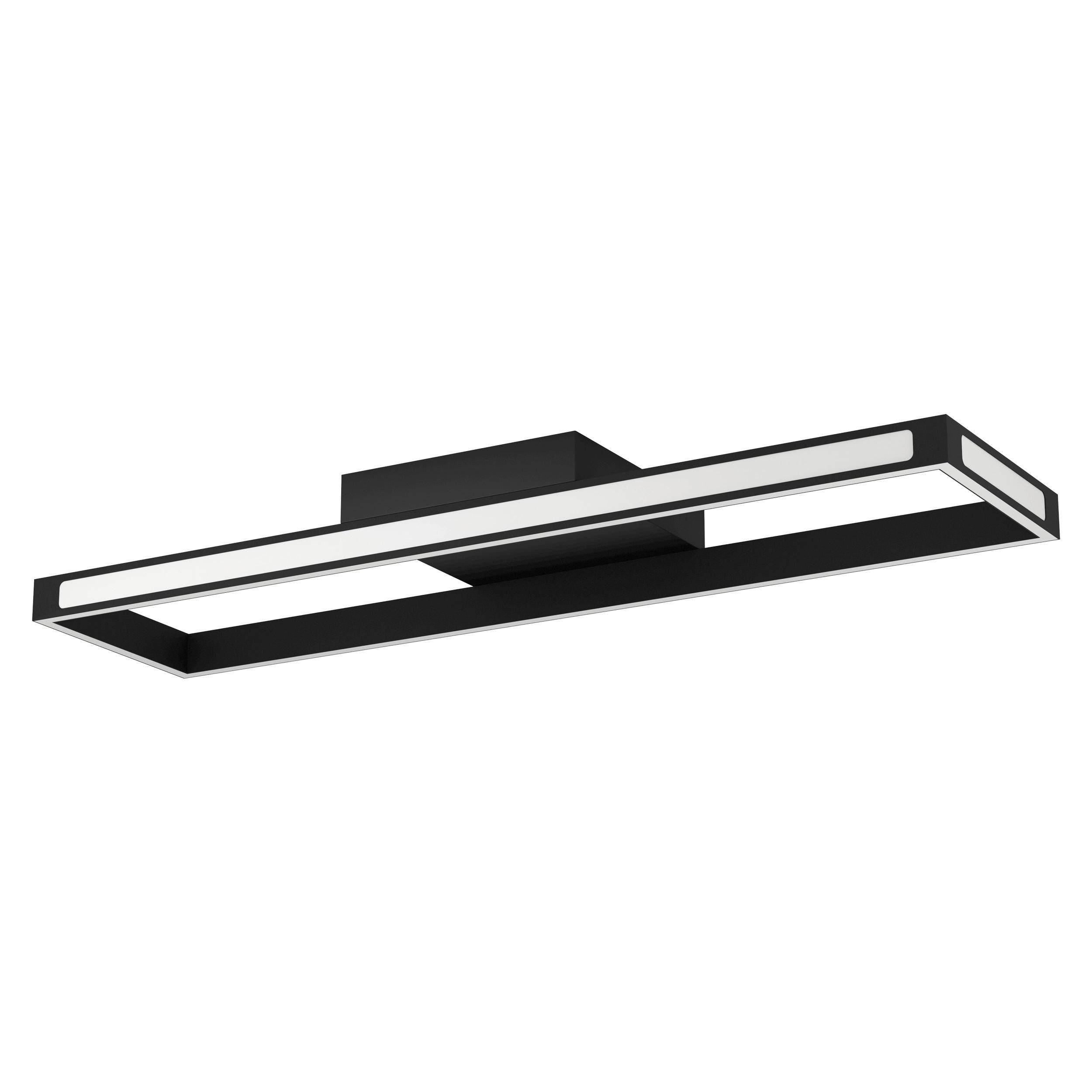 Led-deckenleuchte 99679* Savilanas-Z - Weiss/Schwarz, Design, Kunststoff/Metall (77/20/7,5cm) - Eglo