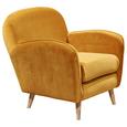 Sessel in Goldfarbe 'Milos ES' - Goldfarben/Kieferfarben, Trend, Holz/Holzwerkstoff (82/88/92cm) - Livetastic Sessel in Goldfarbe 'Milos ES' - Goldfarben/Kieferfarben, Trend, Holz/Holzwerkstoff (82/88/92cm) - Livetastic
