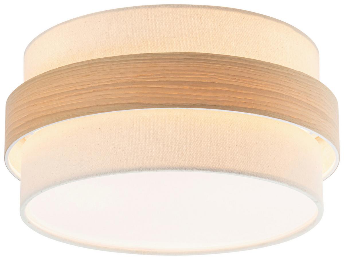 LAMPA SUFITOWA NOVA - kolor naturalny, Modern, tworzywo sztuczne/metal (37/18cm) - Novel